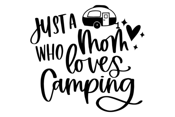 Camping Mom SVG: A Charming Design for Outdoor-Themed Embroidery Projects