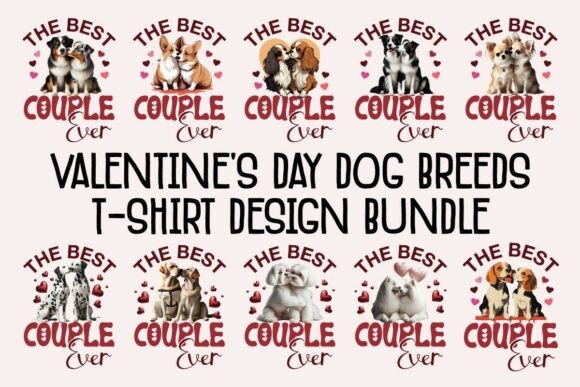 Cute Dog Couples Bundle for Embroidery Projects