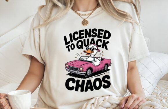 Embroidery Review: Licensed to Quack Chaos Sarcastic PNG
