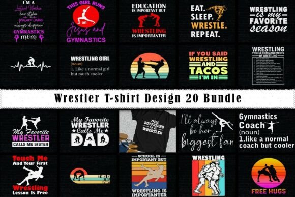 h1Wrestler T-Shirt Sublimation Bundle Review for Real Embroidery Projects/h1