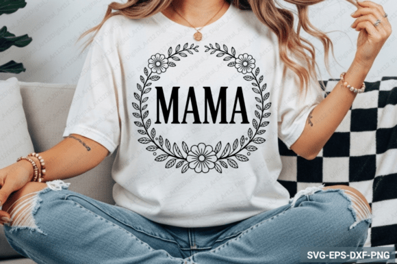 Mama SVG Design for Real Embroidery Projects