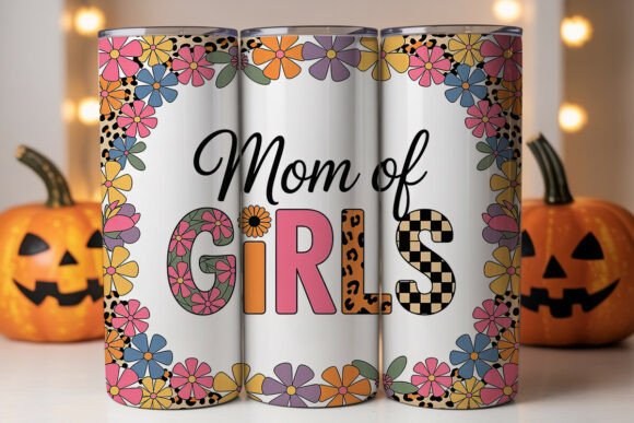 Mom of Girls Floral Leopard Tumbler Wrap Review